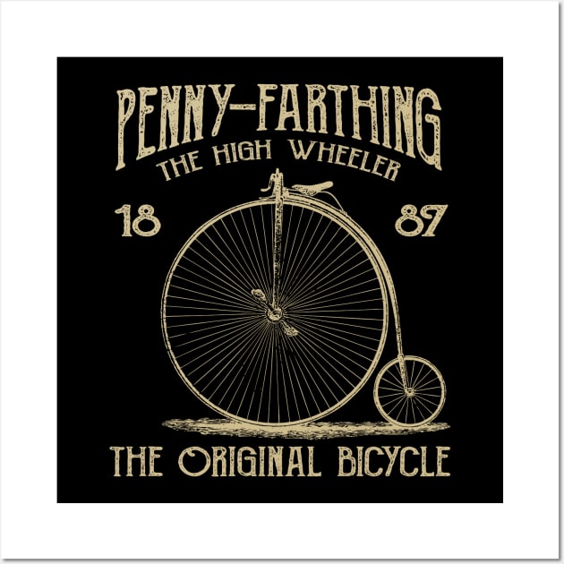 Penny Farthing High Wheeler Wall Art by JakeRhodes